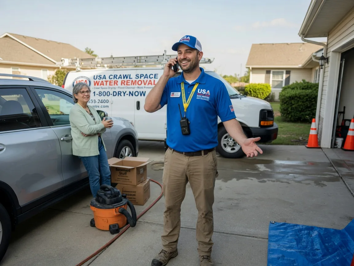Crawl Space Water Removal Ganado, TX FAQs